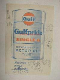 Gulf -huoltoasemakuitti