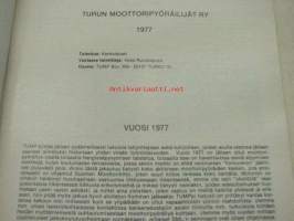 TUMP 1977 Turun Moottoripyöräilijät ry -vuosijulkaisu