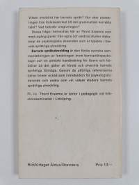 Barnets språkutveckling