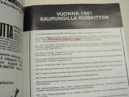 TUMP 1981 Turun Moottoripyöräilijät ry -vuosijulkaisu