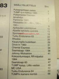 TUMP 1983 Turun Moottoripyöräilijät ry -vuosijulkaisu