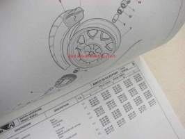 Aprilia Amico 50-93 spare parts catalog -varaosaluettelo