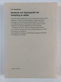 Hembud och lösningsrätt vid övergång av aktie