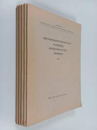 Neuvostoliittoinstituutin vuosikirja No 1-10 = Sovjetinstitutets årsskrift No 1-10 (5 kirjaa)