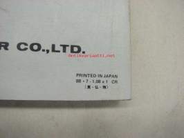 Yamaha YZ80 (W) owner´s service manual -korjausohjekirja