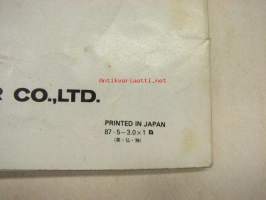 Yamaha PW50 (U) owner´s service manual -korjausohjekirja