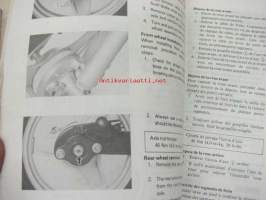 Yamaha PW50 (U) owner´s service manual -korjausohjekirja