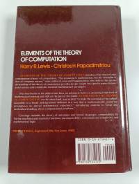 Elements of the theory of computation