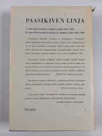Paasikiven linja 1-2 (yhteisnide ): Juho Kusti Paasikiven puheita vuosilta 1944-1956 ; Puheita ja esitelmiä vuosilta 1923-1942