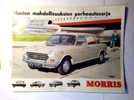 Morris - Monien mahdollisuuksien perheautosarja. Mini,Minor 1000 traveller,Cooper &amp; Cooper S,Oxford,Morris 1100,1800. - myyntiesite