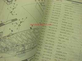 Yamaha SW440B Snowmobile parts list -moottorikelkka, varaosaluettelo