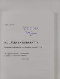 Kuujärven kersantti : romaani, kahinointia partisaanien kanssa v 1942 (signeerattu)