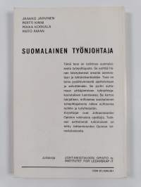 Suomalainen työnjohtaja (signeerattu, tekijän omiste)