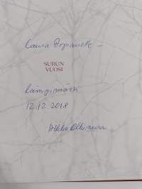Surun vuosi (signeerattu, tekijän omiste)