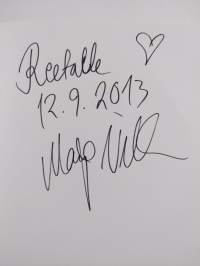 Nainen katolla (signeerattu, tekijän omiste)