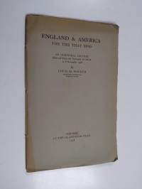 England and America - The Ties that Bind : an Inaugural Lecture ...