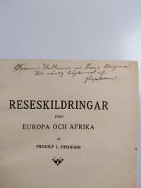 Reseskildringar från Europa och Afrika (tekijän omiste)