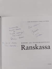 Kokki ja viinikauppias Ranskassa (signeerattu, tekijän omiste)