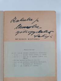 Musiikin historia pääpiirteittäin (tekijän omiste)