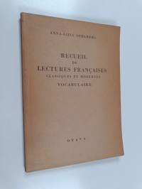 Recueil de lectures françaises classiques et modernes : vocabulaire