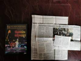 Slummien miljonääri DVD suomitekstein + lehtileikkeitä