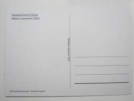 Vaakatasossa - Matias Lampinen -postikortti / postcard