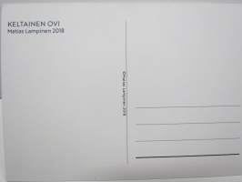 Keltainen ovi - Matias Lampinen -postikortti / postcard