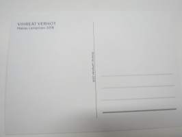 Vihreät verhot - Matias Lampinen -postikortti / postcard