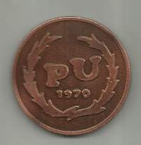 Maaselän hiihto Elämänjärvi  Pihtipudas- mitali 45 mm