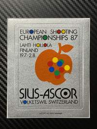 European Shooting Championship 1987 tarra