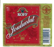 Koff Jouluolut III - olutetiketti