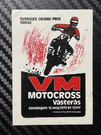 VM Motocross Västerås tarra