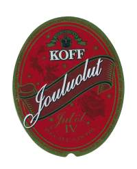 Koff Jouluolut IV  olutetiketti