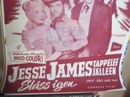 Jesse James tappelee jälleen / slåss igen -elokuvajuliste / movie poster
