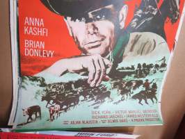 Cowboy, pääosissa Glen Ford, Jack Lemmon -elokuvajuliste / movie poster