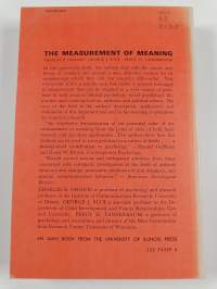 The measurement of meaning