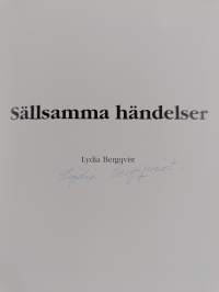 Sällsamma händelser (signeerattu)