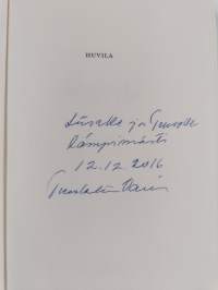 Huvila (signeerattu, tekijän omiste)