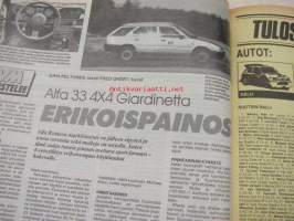 Vauhdin Maailma 1988 nr 3 -mm. Ruotsin MM-ralliRalli EM -87, A-ryhmän viritystiedettä, VM maistelee Jawa 350 -Scorpion 21 Saimaan sikari -Fiat Tipo -Citroen BX 19