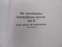 De västerländska konststilarnas historia. II Från rokoko till funktionalism