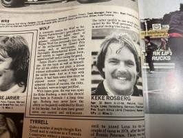 Autosport - Guide to the Marlboro British Grand Prix , July 1979 -esittelee tallit ja kuljettajat mm. Niki Lauda, Mario Andretti...