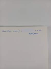 Syksyn 1980 makkarajupakka (signeerattu, tekijän omiste)