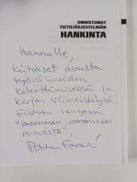 Onnistunut tietojärjestelmän hankinta (signeerattu, tekijän omiste)