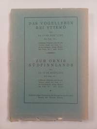 Das Vogelleben bei Yttero im Sommer und Herbst 1926 - eine ornithologische Untersuchung