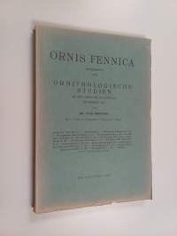 Ornithologische Studien am Oulujärvi-See (Uleåträsk) im Sommer 1927