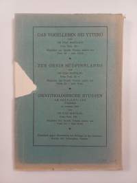 Ornithologische Studien am Oulujärvi-See (Uleåträsk) im Sommer 1927