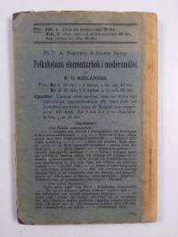 Folkskolans elementarbok i modersmålet : rättskrifnings-, sats-, form- och uppsatsöfningar i enlighet med Folkskolelärobokskommittéens grundsatser