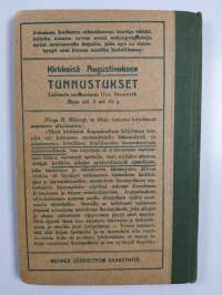 Jumalallinen ilmestys ; Walmistawa armo ; Jeesuksen Kristuksen persoona ja työ ; Pyhän Hengen vaikutus kristikunnassa ; Kaste ja Herran ehtoollinen ; Jumalan last...