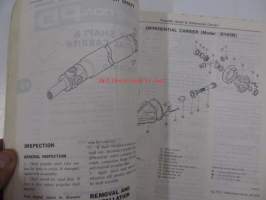 Datsun Model C120 series Chassis and Body Service Manual -korjaamokirja