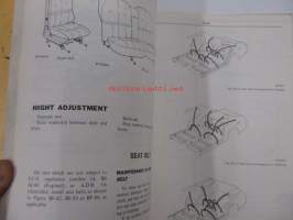 Datsun Model 330 series Chassis and Body Service Manua + Supplement 1l -korjaamokirja